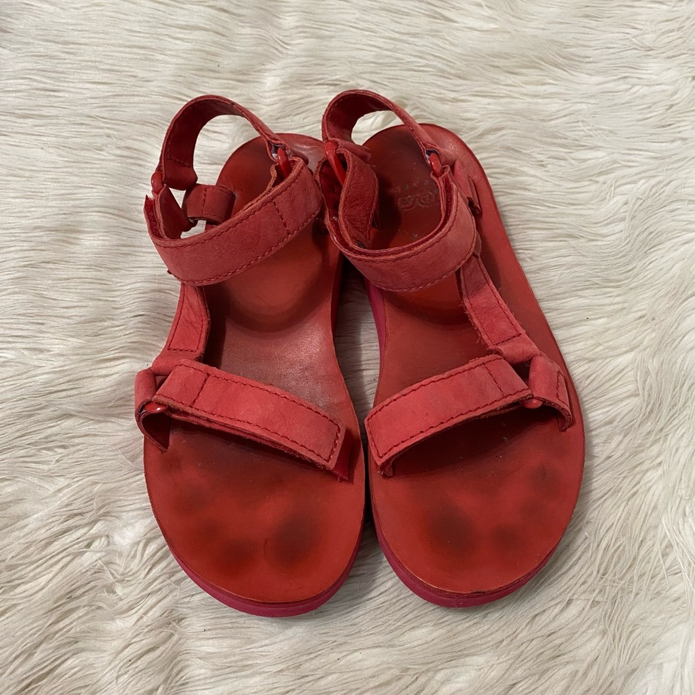 Teva Midform Universal Leather Platform Sandal Ra… - image 3